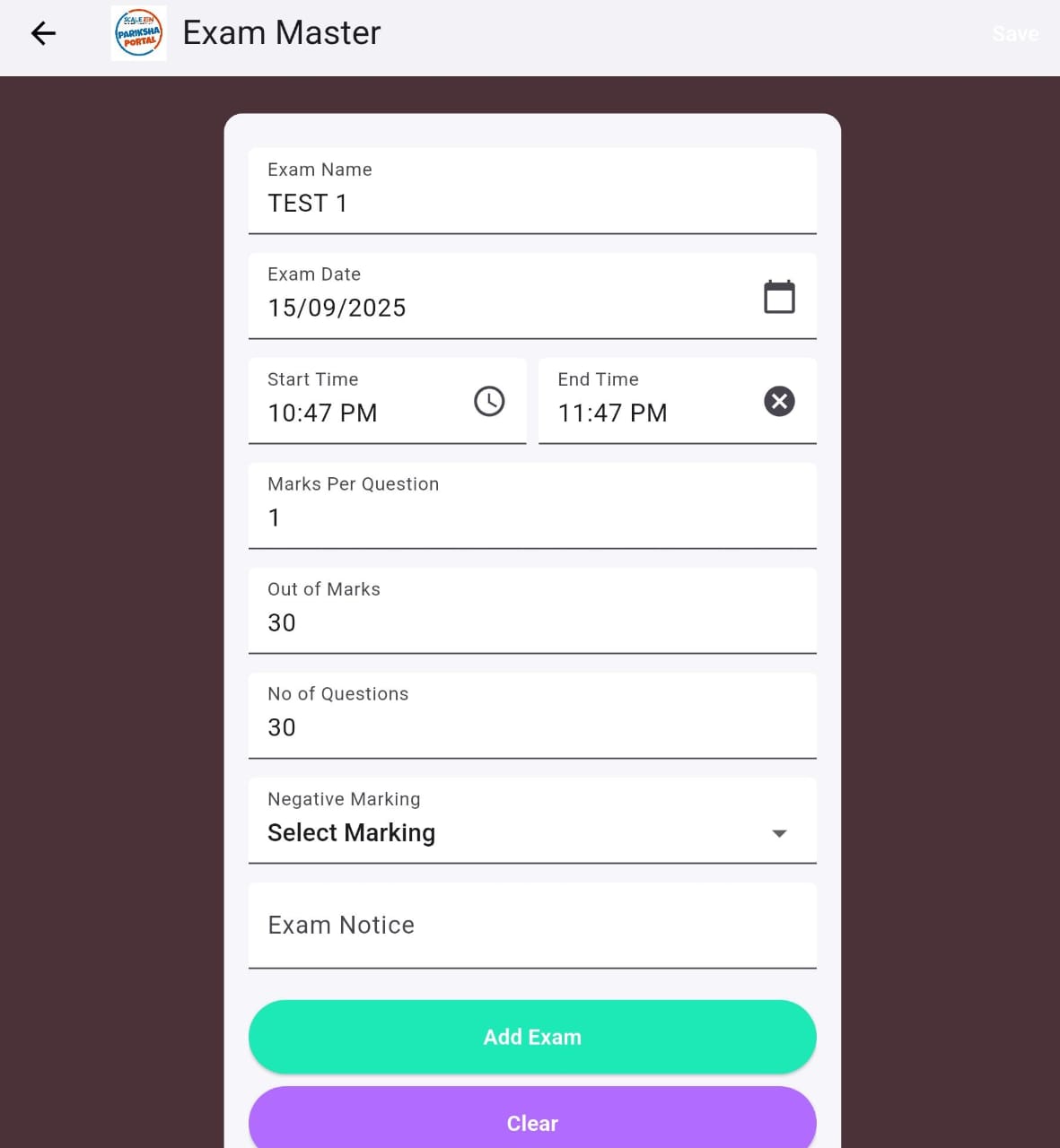 Pariksha Portal Android screenshot 6